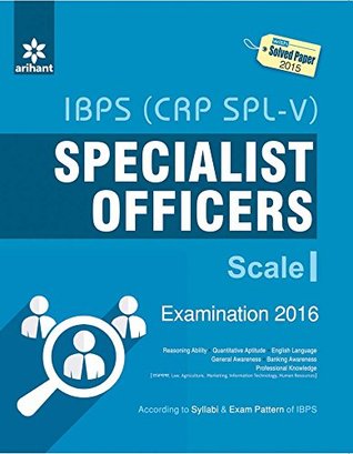 [ca050] !R.e.a.d# IBPS (CRP SPL-V) Specialist Officer 2016 Study Guide - Arihant Experts ^e.P.u.b~
