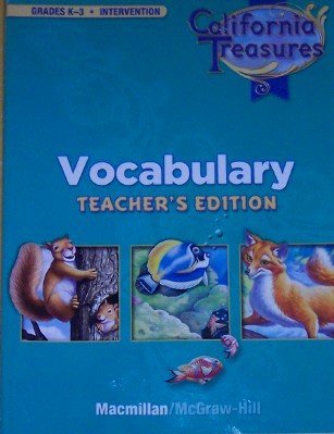 [e88db] #Download~ California Teasures Vocabulary Teacher's Edition Grades K-3 (Intervention) - McGraw-Hill Companies, Inc. ^e.P.u.b!