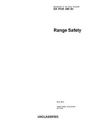 [02e00] @R.e.a.d% Department of the Army Pamphlet DA PAM 385-63 Range Safety April 2014 - U.S. Department of the Army ~PDF%
