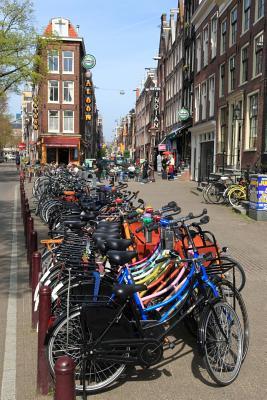 [4ca9f] ^Download^ A Bike Rack in Amsterdam, Netherlands: Blank 150 Page Lined Journal for Your Thoughts, Ideas, and Inspiration -  #e.P.u.b~