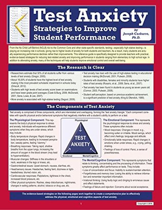 [9efc3] #Read! Test Anxiety: Strategies to Improve Student Performance - Joseph Casbarro ^e.P.u.b*