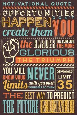 [1a480] ^F.u.l.l.* ~D.o.w.n.l.o.a.d@ Motivational Quote: 6x9 Retro Style Motivational Quotes Journal -  %e.P.u.b!