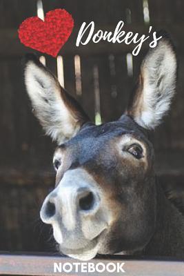 [c668e] !R.e.a.d% Donkey Notebook: cute donkeys gift for children that love animals and horse (blank lined notebook) best for writing ideas stories and notes for home use work or a school homework book / notepad for girls / journal for journaling / donkey journal for kids -  ~ePub!
