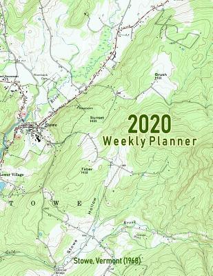 [a545c] *F.u.l.l.~ !D.o.w.n.l.o.a.d! 2020 Weekly Planner: Stowe, Vermont (1968): Vintage Topo Map Cover -  ~PDF#