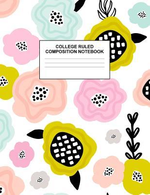 [2da31] *Read% !Online^ College Ruled Composition Notebook: Cute Blank Lined Journal to Write In with White Paper Rule Pages for School Subject and Writing Pad: Design Code A4 2592 - Nifty Prints #P.D.F@