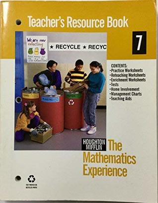 [1aa17] %Full% !Download~ Teacher's Resource Book 7 Houghton Mifflin The Mathematics Experience (Houghton Mifflin The Mathematics Experience) - Mary Ann Haubner ^ePub#