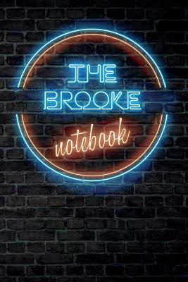 4428c] ~D.o.w.n.l.o.a.d# The BROOKE Notebook: Vintage Blank Ruled Personalized & Custom Neon Sign Name Dotted Notebook Journal for Girls & Women. Wall Background. Funny Desk Accessories. Retro Back To School & Office Supplies, Birthday, Christmas Gift for Women. -  @PDF@