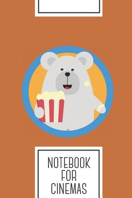 [a6fbc] ~F.u.l.l.* @D.o.w.n.l.o.a.d! Notebook for Cinemas: Lined Journal with Polar Bear eating Popcorn with circle Design - Cool Gift for a friend or family who loves nature presents! - 6x9 - 180 White lined pages - You Can Use It for School, College, Tracking, Journaling or as a Diary - Cartoon Design Books @P.D.F!